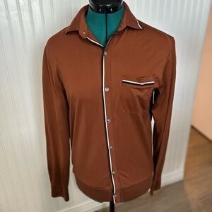 Men’s Murano Liquid Luxury shirt. Medium.  Brown